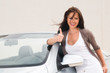 Frau mit Auto Frau mit Auto