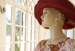 Mannequin in red hat Mannequin in red hat