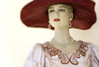 Mannequin in red hat Mannequin in red hat