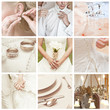 collage of nine wedding photos collage of nine wedding photos