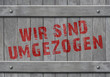 Wir sind umgezogen