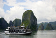 Tourist Junks in Halong Bay, Vietnam. Tourist Junks in Halong Bay, Vietnam.