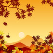 Autumn sunset