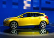 modern car on autoshow