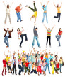 Happy funny people