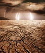 Storm in desert