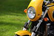 scheinwerfer von einem motorrad