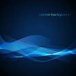 vector blue wave