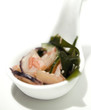 close up shot of shashimi