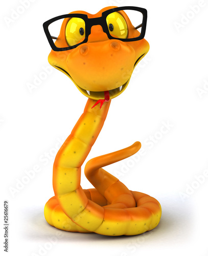 Illustration: Serpent à lunettes Serpent à lunettes