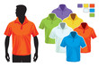 Polo shirt template