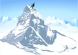 Berge Matterhorn klettern Berge Matterhorn klettern
