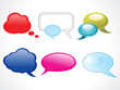 abstract glossy web chat balloons abstract glossy web chat balloons