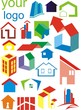 set of logotips