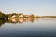 Luxury houses on a lake