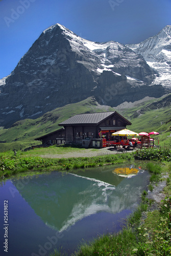 Foto: Eiger-Nordwand Spiegelung im See 2 Eiger-Nordwand Spiegelung im See 2