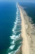 Vue aérienne de l'océan atlantique, gironde, aquitaine, france Vue aérienne de l'océan atlantique, gironde, aquitaine, france