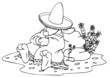 Mexiko, Mexikaner, Maus, Ratte, Sombrero, Fiesta