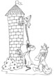 Rapunzel, Märchen, unfähig, Missgeschick, Prinz