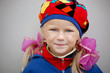 Pretty little girl in beret