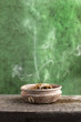 Aromatherapie mit getrockneten Orangenschalen