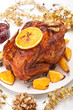 roasted christmas chicken with oranges