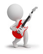 3d small people - electroguitar