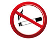 3D Rauchverbotsbutton - Schild - Icon