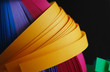 Photo: group of yellow paper strips group of yellow paper strips