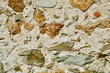VECCHIO MURO ESTERNO DI CASA DI MONTAGNA