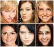Portrait of beautiful young women