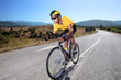 Cyclist riding a bike