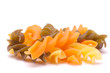 A handful of fusilli.