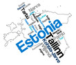 Estonia map and cities Estonia map and cities