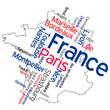 France map and cities France map and cities