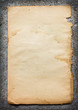 Isolated old antique vintage book