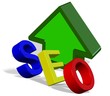 SEO 3D - Search engine optimization isolated on white