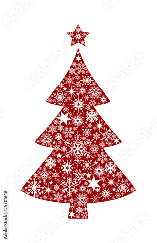 roter weihnachtsbaum mit sterne von aamon lizenzfreies roter weihnachtsbaum mit sterne von aamon lizenzfreies