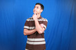 Young Indian student.