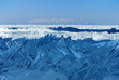 Splinters of broken ice on the Lake Baikal, Russia Splinters of broken ice on the Lake Baikal, Russia