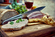 Meal concept in vintage style