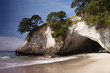 Cathedral Cove on the Coromandel Peninsular in New Zealand.
