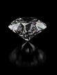 Diamond on black