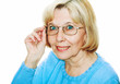 woman with glasses