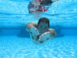 swimming underwater photo swimming underwater photo