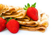 Crêpes et fraises Crêpes et fraises