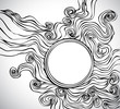 doodle background with space for Your text