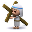 Jesus carrying the cross