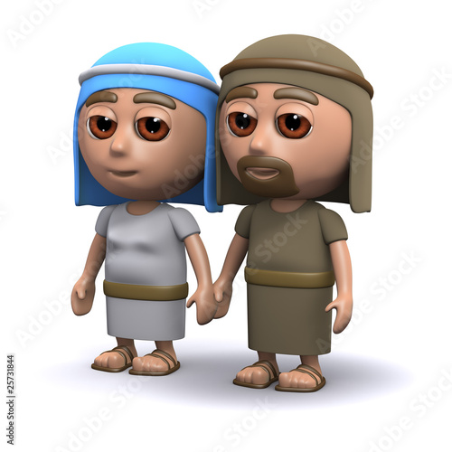 Illustration: Joseph and Mary Joseph and Mary