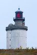 red lighthouse lighted
